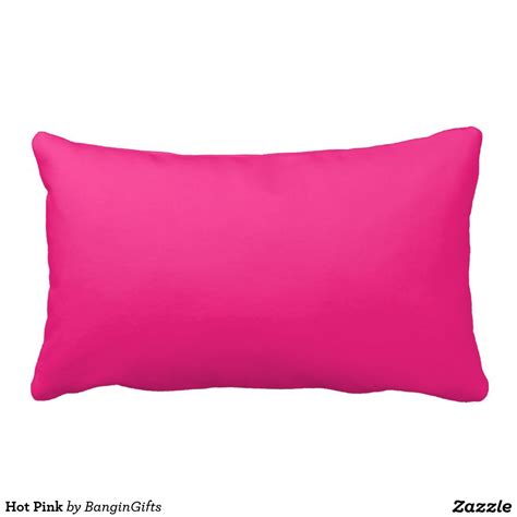 Hot Pink Lumbar Pillow Hot Pink Pillows Pink Pillows
