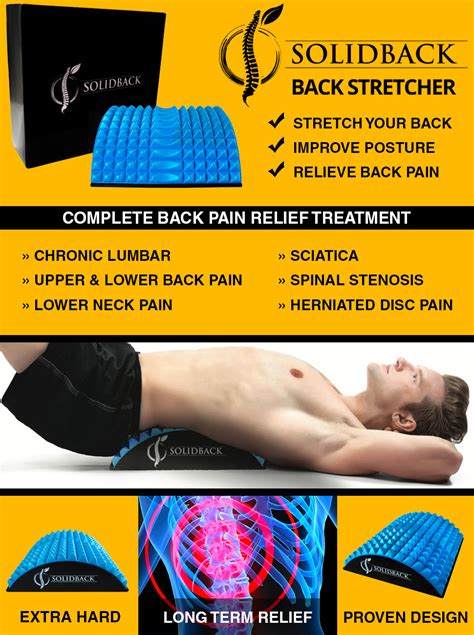 Solidback Lower Back Pain Relief Treatment Stretcher Chronic Lumbar