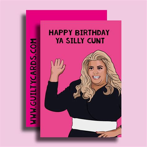 Gemma Collins Birthday Card Etsy