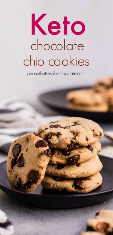 Healthy Keto Friendly Chocolate Chip Cookies — Peanut Butter Plus Chocolate