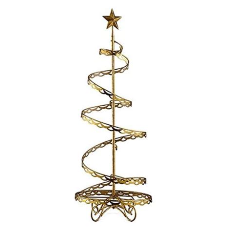 Improvements 3 Spiral Ornament Christmas Tree Gold