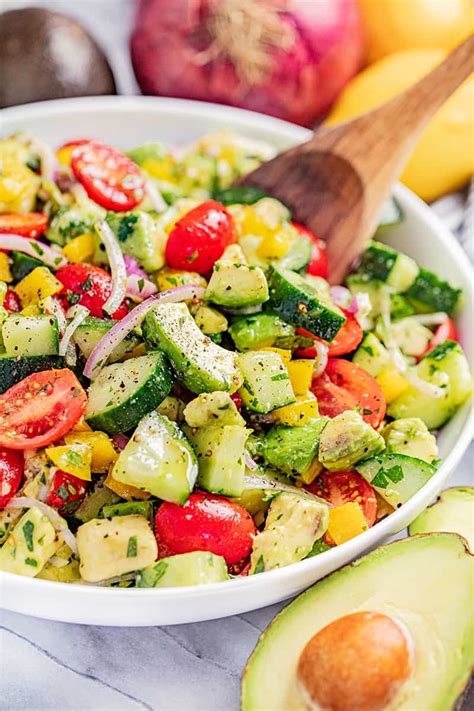 Tomato Avocado Salad The Stay At Home Chef