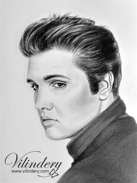 Elvis Presley - pencil drawing by vilindery on DeviantArt