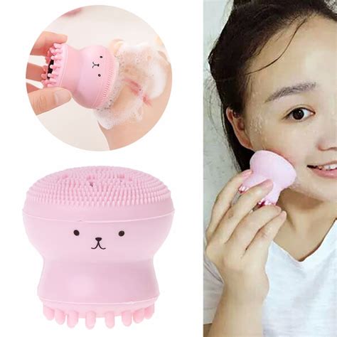 Soft Massage Face Cleaner Acne Beauty Silicone Brush Blackhead Spot Facial In Face Skin Care