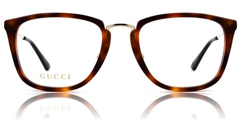 gucci gg0323o 007 eyeglasses in tortoiseshell smartbuyglasses usa