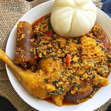 This recipe is made from goat meat with pieces of the dried salted. Most Nigerian soups, dishes, are unhealthy - Doctor ...