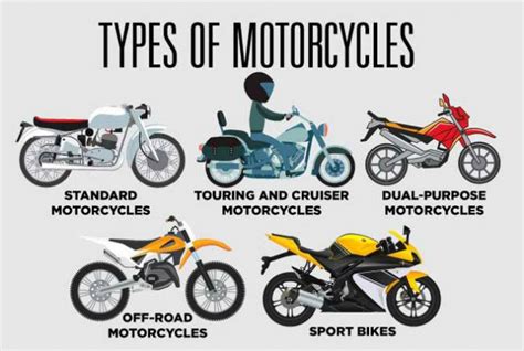 Types Of Motorcycles A Visual Guide