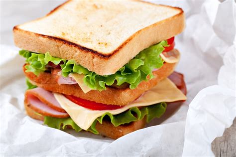 Sandwich Delicious Food Ham Toast Bread Salad Hd Wallpaper Peakpx