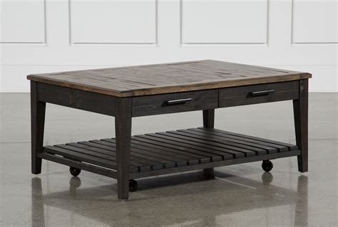Foundry Coffee Table With Casters Living Spaces