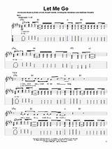 Images of Let It Go Guitar Tab