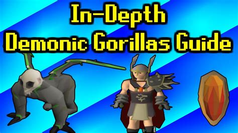 Here is a requested demonic gorillas guide for zerkers. In-Depth Demonic Gorilla Guide - OSRS - YouTube