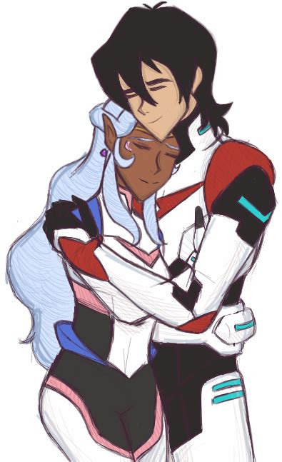 Keith And Princess Alluras Romantic Loving Hug From Voltron Legendary