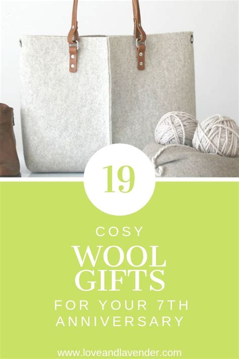 Maybe you would like to learn more about one of these? 21 Wool Anniversary Gifts for Him & Her | Seven year ...