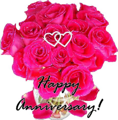 Find images of happy anniversary. #GIF RUMA♥ZIHOZAYO Happy Anniversary ! With Flowers ...