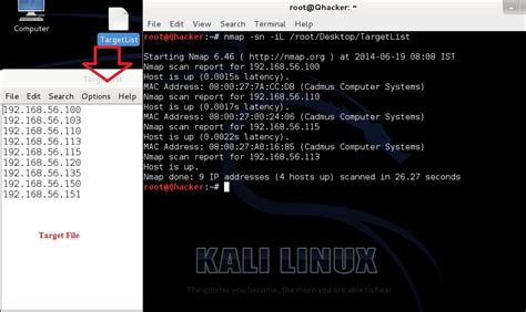 Nmap is used to discover hosts and services on a computer network by sending packets and analyzing the responses. Kali Linux Scan Network by nmap ping sweep - Tutorial for ...