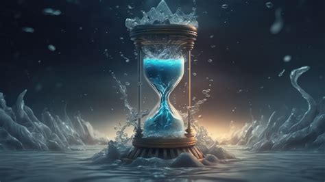 Frozen Hourglass On The Icy Wallpaper 1920×1080 Hd Wallpapers