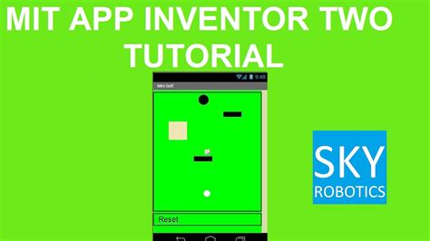 Over 10 game templates for easy game making. MIT App Inventor Two Tutorial: Golf Game - YouTube