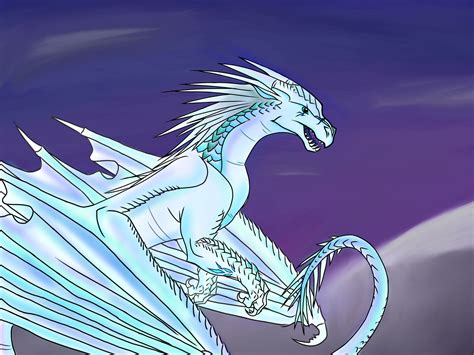 Icewing Frost Wings Of Fire Dragons Wings Of Fire Fire Art
