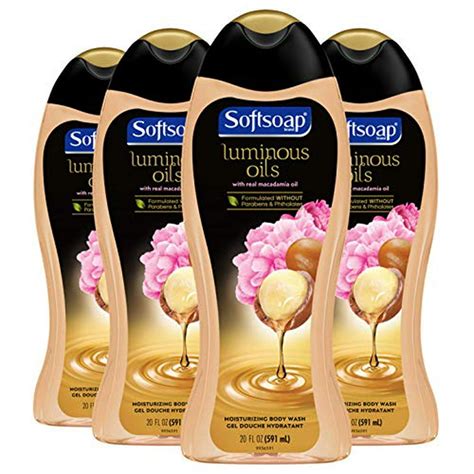 Softsoap Luminous Oils Moisturizing Body Wash Shower Gel Macadamia Oil