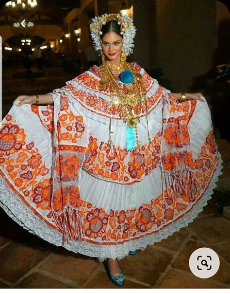 Pin By Ike On Típico Panameño Folkloric Dress Traditional Dresses