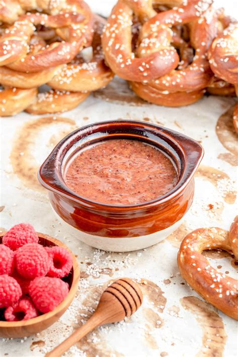 The Best Raspberry Honey Mustard Pretzel Dip The Practical Kitchen