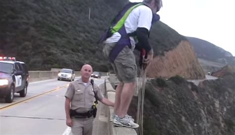 Video Police Try To Stop Base Jumper Unofficial Networks