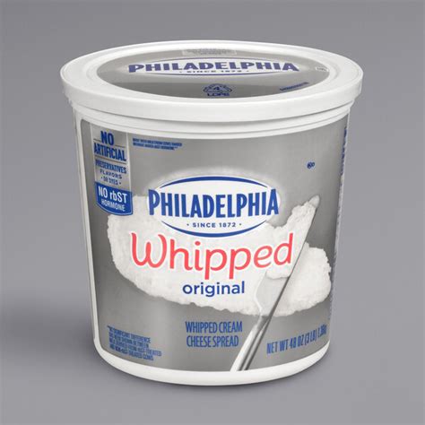 Philadelphia Original Whipped Cream Cheese Spread 3 Lb 6case