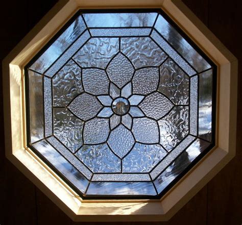 Autotech park precut octagon window film, pebble design, self static adhesive cling, 19 inch width. Octagon Anderson Stained Glass Windows | Octagon Window- 4 ...