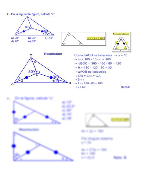 SOLUTION C15 Ejercicios Resueltos De Triangulos Clasificacion Lineas