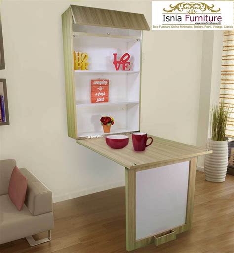Menggunakan material kayu dengan warna gelap yang lembut, meja makan lipat ini berhasil menjadi focal point di dalam ruang makan yang mungil. Jual Meja Makan Lipat Kayu Jati Minimalis Desain Modern ...