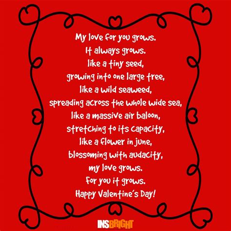 happy valentine s day poems for him or her with images 2017 insbright