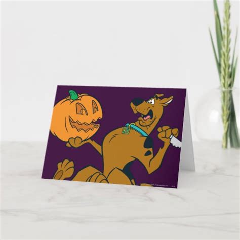Scooby Doo Carving Pumpkin Card Zazzle