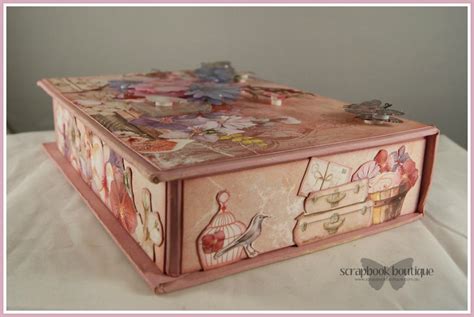 Memories On The Page Altered Jewellery Box For Scrapbook Boutique