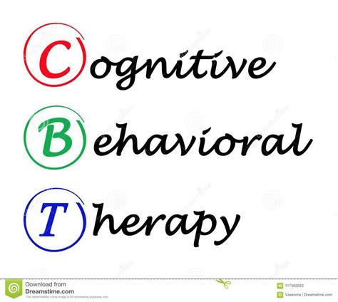 Cognitive Behavioral Therapy Stock Illustration
