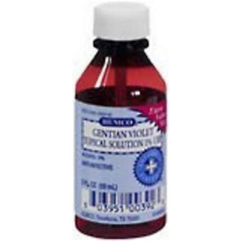 First Aid Antiseptic Gentian Violet 2 Oz Solution