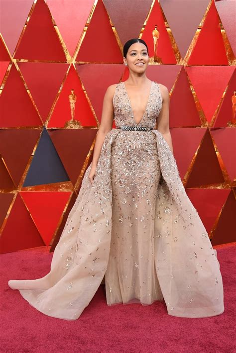 Gina Rodriguez Sexiest Oscars Dresses 2018 Popsugar Fashion Uk Photo 5