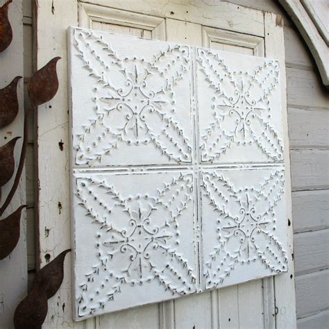 Ceiling tiles or boards are used in inside development for enhancing the general style and acoustic protection. Vintage Ceiling Pressed Tin Tile. 2'x2' Framed Metal ...