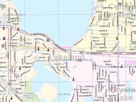 Lakeland Map Florida