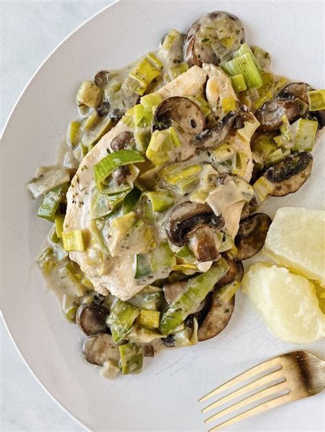 Chicken With Leeks And Mushrooms Serial Home Cooking