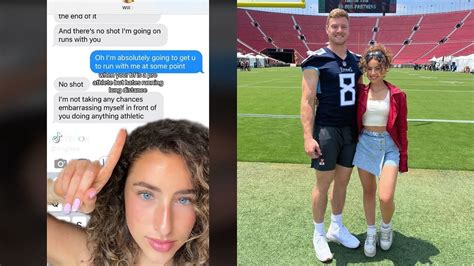Will Levis Girlfriend Gia Duddy Calls Out Titans Qb I Smell Btch