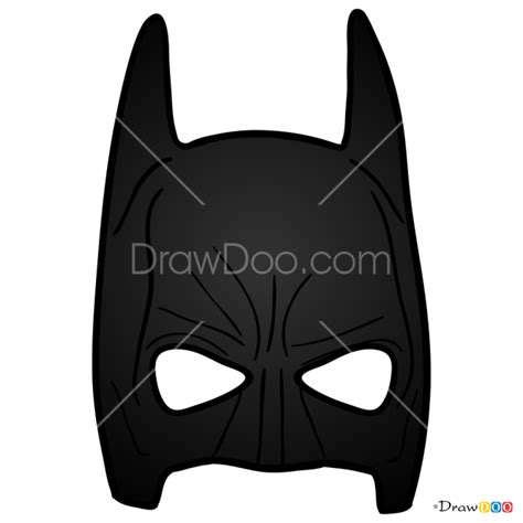 How To Draw Batman Mask Face Masks
