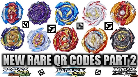 New Rare Beyblade Qr Codes Beyblade Burst Qd App Part Youtube