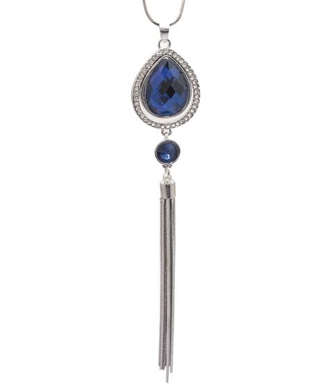 Jewelz Alloy Blue Contemporary Contemporary Fashion Silver Plated