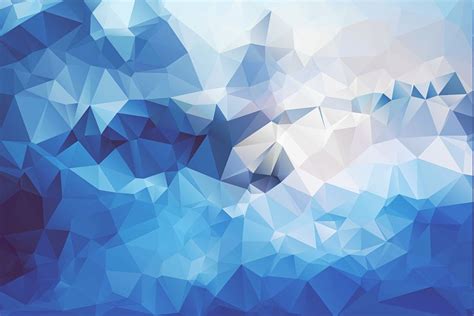 Abstract Light Blue Geometric Wallpaper Mural Wall