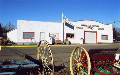 Big Valley Historical Society Mcalister Motors Garage 57 Railway Ave