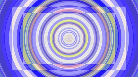 Animated Colored Hypnotic Spiral Background Seamless Loop Stock Video