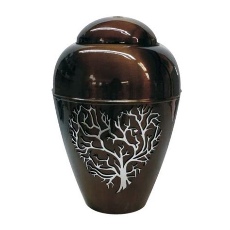 Metal Urn Tree Of Life Brown Aesthetic Urns Best Quality Urns For Ashes