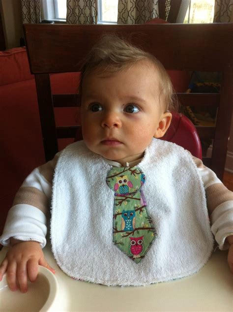 Classic Baby Bib Owl Neck Tie By Sewfrancis On Etsy 1200 Baby Bibs
