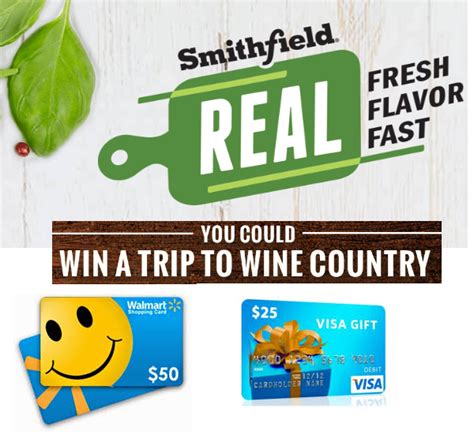 You can also purchase cards on the central cash desk of tsvetnoy department store. Smithfield Gift Card Giveaway - 140 Winners Win a $50 ...