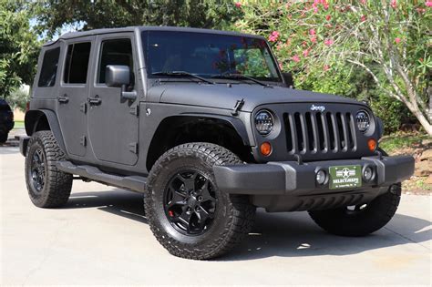 This car has automatic transmission, 4 cylinder. Used 2007 Jeep Wrangler Unlimited Sahara For Sale ($19,995 ...